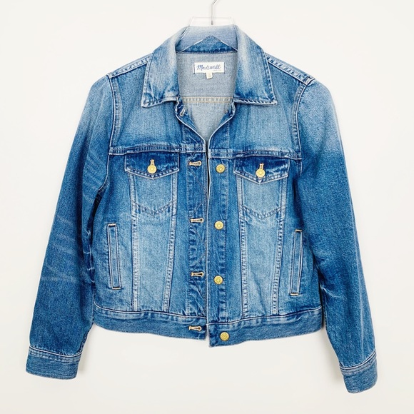 Madewell Jackets & Blazers - MADEWELL The Jean Jacket M Classic Denim A3196